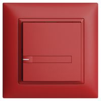 UP-KNX-Taster RGB EDUE FMI, 250mW, m.RGB-LED, m.Papier, 1×Taste, 1×Tastenb., ber