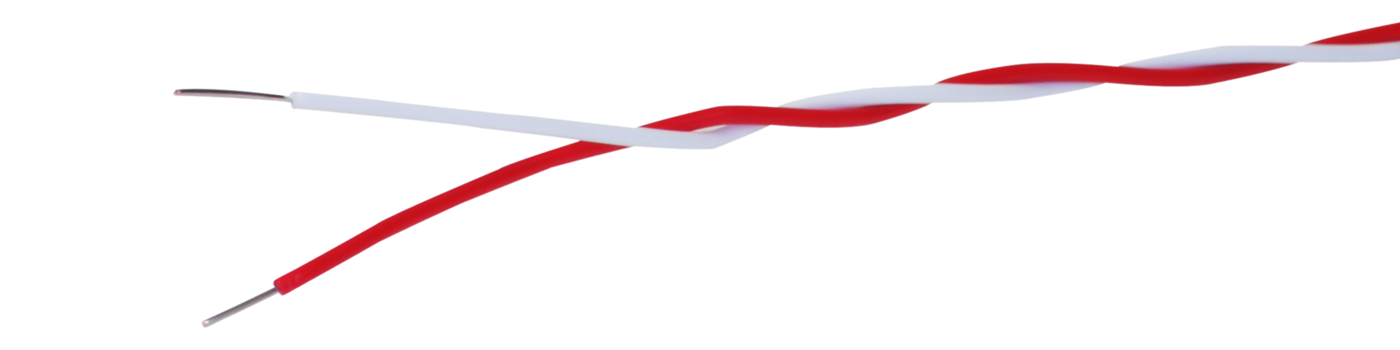 Verteilerdraht V83 2x0,5mm verzinnt ws-rt