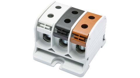 Blocs répartiteurs Bals, 50 mm², pour rail DIN TH35