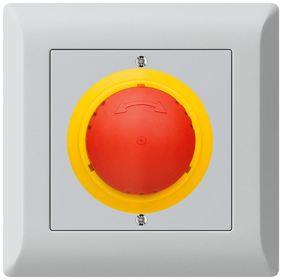 UP-Taster kallysto.line NOT-AUS hellgrau