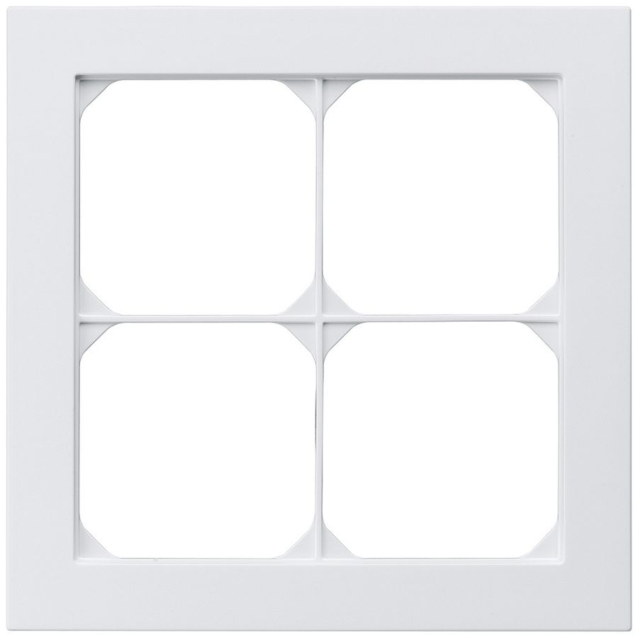 UP-Abdeckrahmen kallysto.pro 2×2 weiss 154×154mm