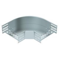 Bogen BET RB 90° 85×200mm Stahl bandverzinkt