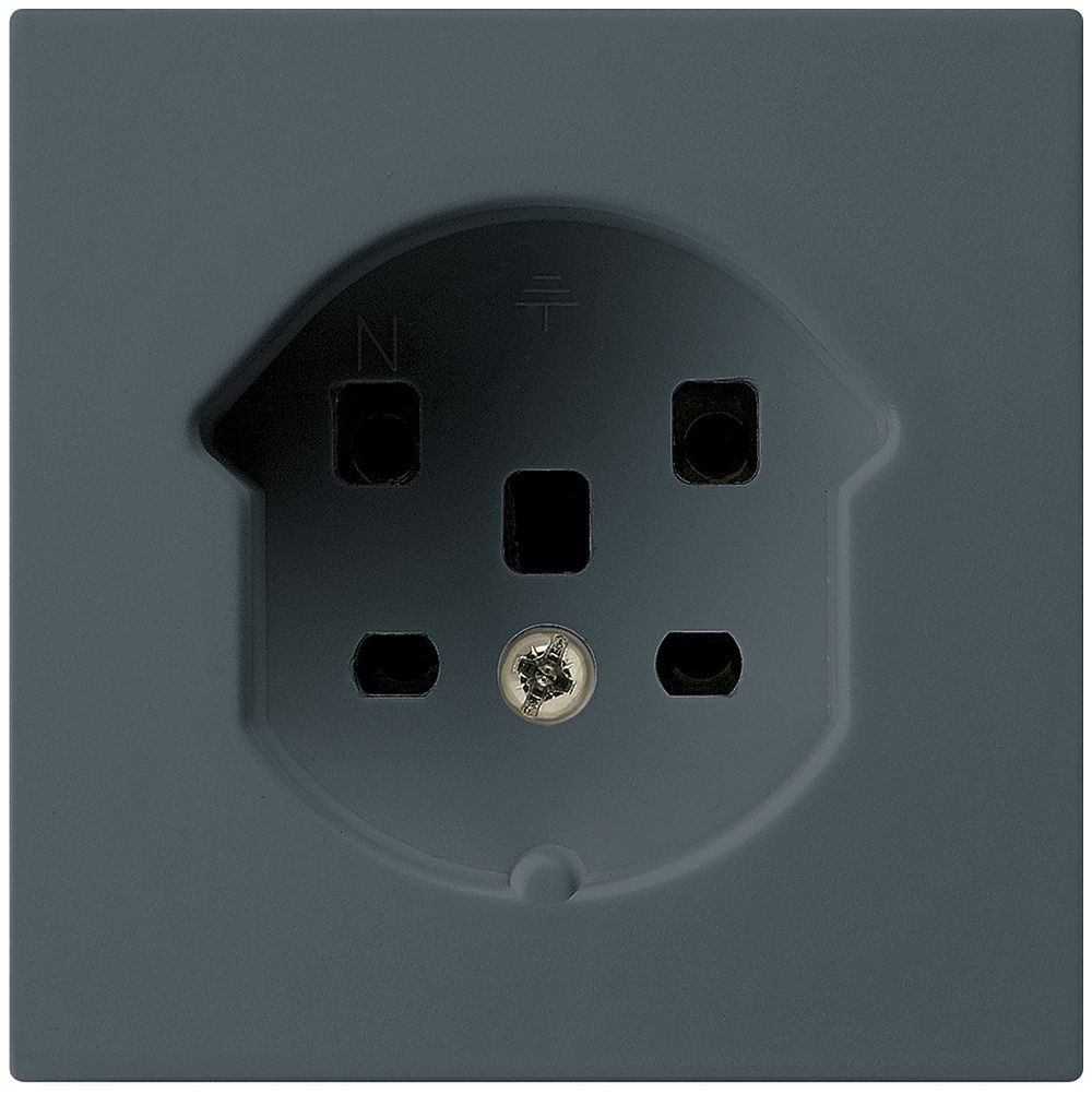 UP-Steckdose kallysto T25 anthrazit Schraubklemmen