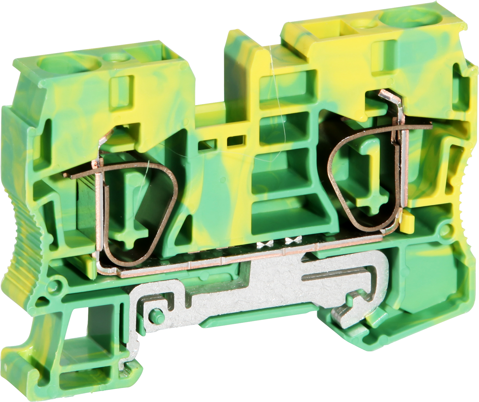 Schutzleiterklemme 0.2…16mm² Zugfederanschluss grün/gelb