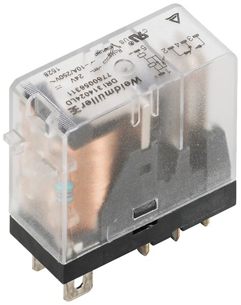 Relais WM DRI314110L 1CO AgSnO2 99…121VDC 10A/250VAC