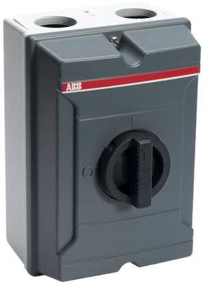 Interruttore principale AP ABB 4-poli 75 A 400V grigio scuro/nero