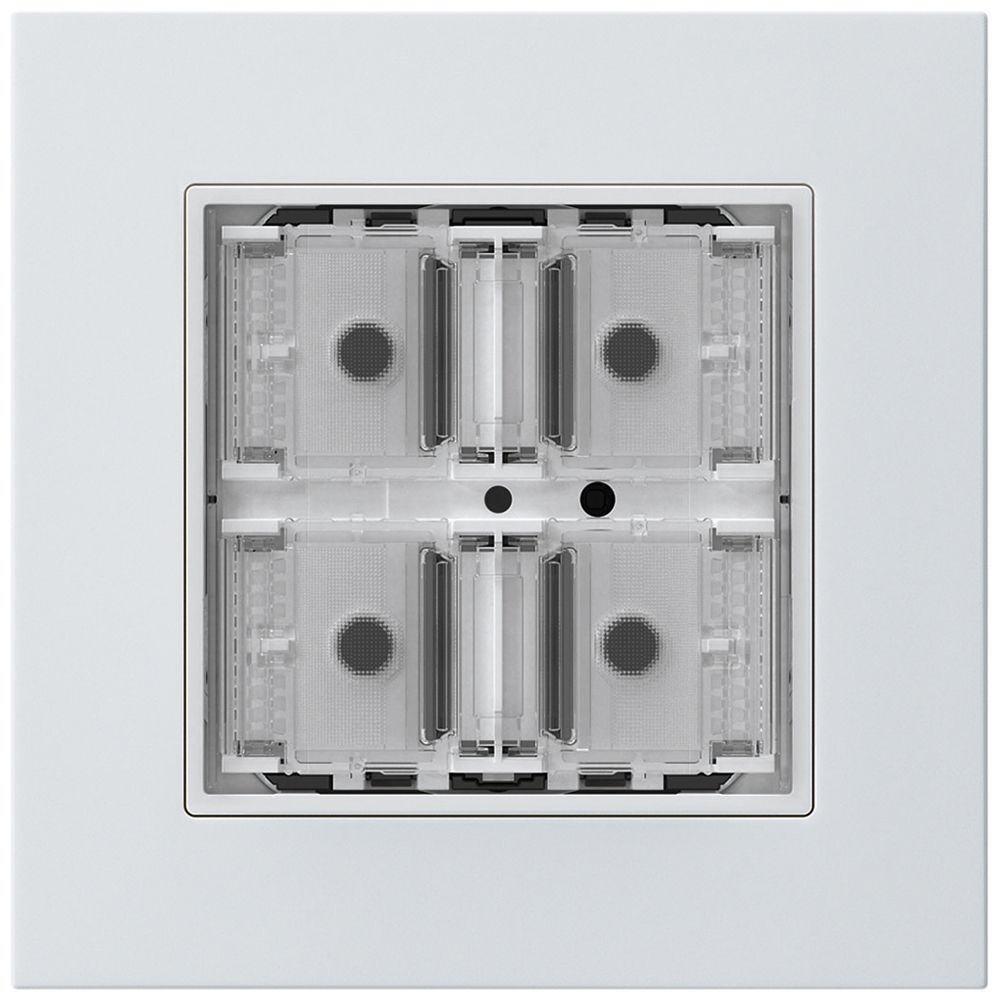 UP-Taster KNX KPR f.4×Tasten 4×Betätigungspunkte LED weiss