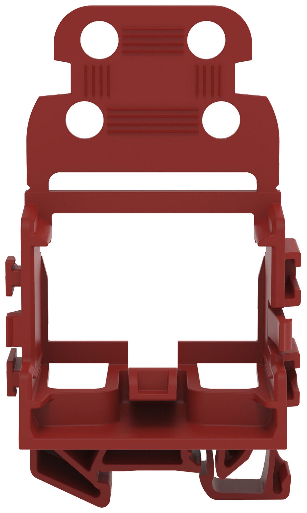 Adaptateur de fixation WAGO 221 avec décharge de traction 10L×4mm² DIN15 ro