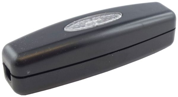 LED-Schnurdimmer SNELLO, LED: 4…25W, Halogenlampe: 25…160W, schwarz