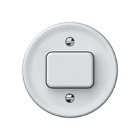 Drucktaster Hager origin 1CO 10A 230V 60×60mm weiss