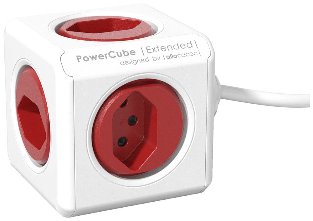 Fiche multiple PowerCube Extended 4×T13 1.5m 3×1mm² ro
