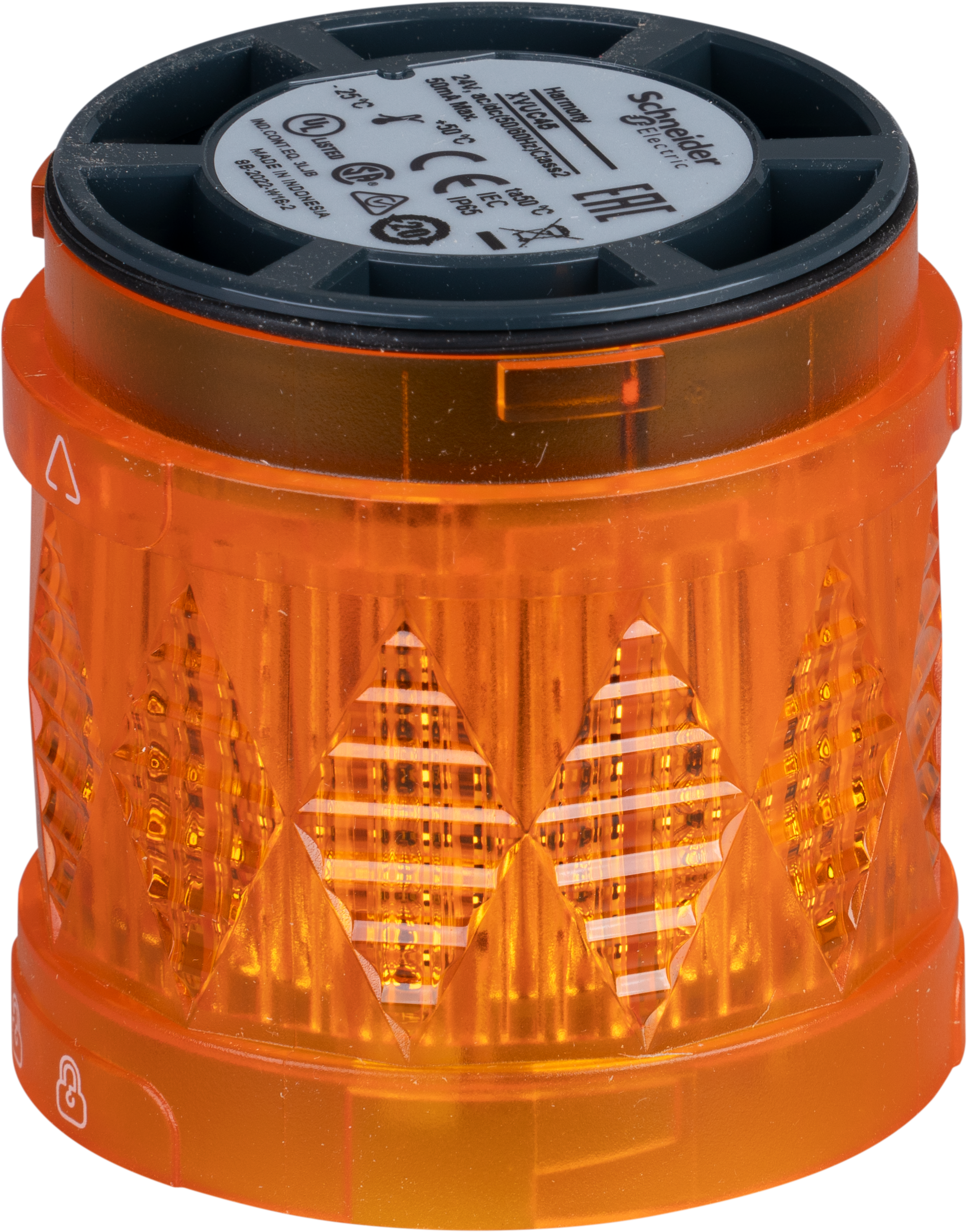 LED-Leuchtelement Blinklicht orange 24V AC/DC