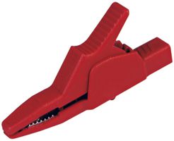 Abgreifklemme AK 2B 2540 4mm System, isoliert, rot