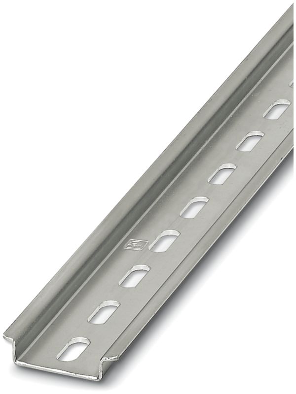 Barre profilée NS 35×7.5mm L=2m acier zing. perforé