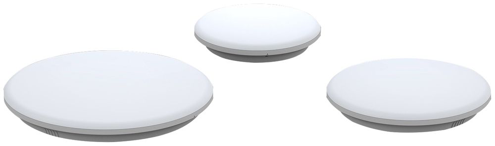 Plafonnier/applique LED iQLEDS Atari S 12W 3000…5700K Ø220mm IP54 blanc