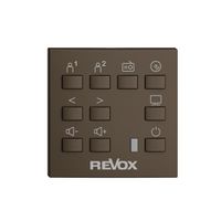 Kit de montage EDIZIOdue F pour Voxnet avec 10 boutons & fenêtre IR, coffee