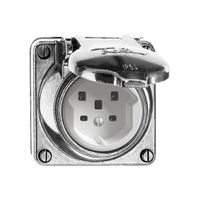 EB-Steckdose nass T25 16A, Al natur