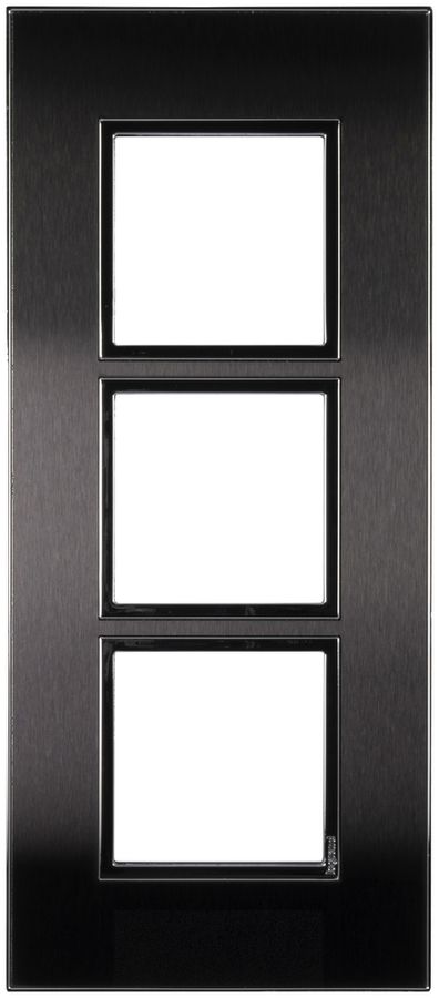 Telaio di copertura ATO 1×3 modulo, black brushed