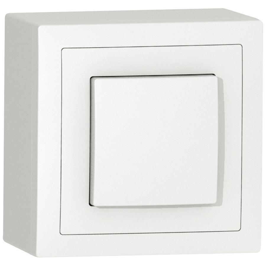 Contatto pulsante AP SIDUS A C/1L bianco