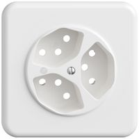 UP-Montageset STANDARDdue SNAPFIX® für 3×T13 mit Frontlinse ws