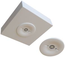 Antipanikspot Lumatec AL 1×3L-RW1-TA-EM, 3W, Einzelbatterie 1h, Hohldecke