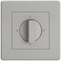 Kit di montaggio INC EDIZIO.liv SNAPFIX® p.interr.rot.manop.0-1-2-3 grc