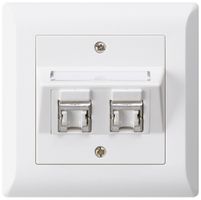 Kit de montage ENC kallysto.line C cat.6 2RJ45/s blanc