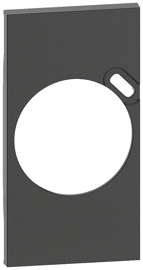 Cache Living Now 2 modules pour prise FR avec USB noir