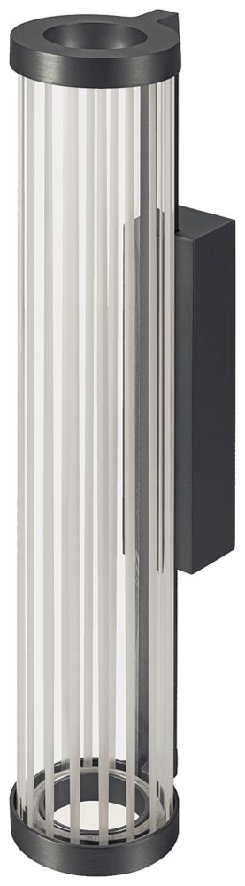 Applique LED SLV QUIMERA 8.2W 320lm 927/930 VAR Ø76×413mm noir