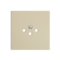 Plaque frontale EDIZIOdue T12 vanille pour prise