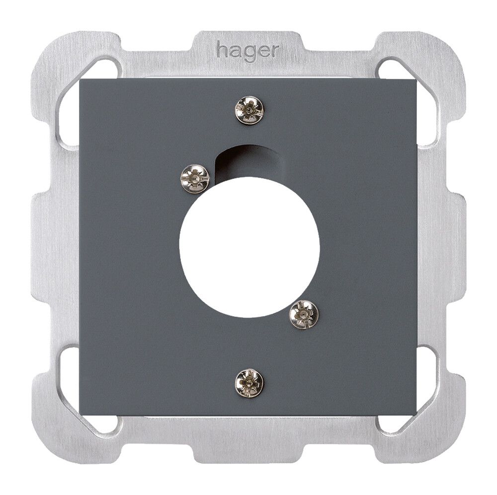 UP-Montageset für 1 XLR anthrazit kallysto