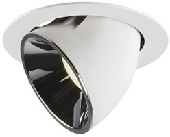 EB-LED-Downlight SLV NUMINOS GIMBLE XL, 37.4W 1050mA 3750lm 4000K 55° ws/chr