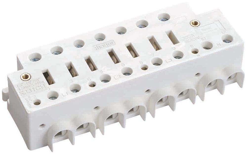 Zählersteckklemme Hager 100A Leiterquerschnitt 2.5…50mm² Set à 15 Stück