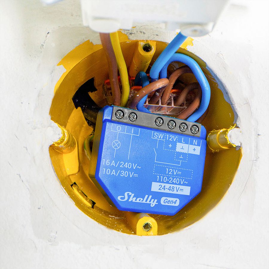 EB-RF-Schaltaktor Shelly 1 Gen4 Zigbee/Bt/Wi-Fi 110…240V