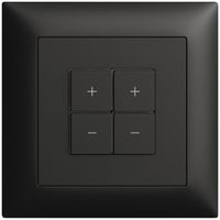 UP-Abdeckset zu Dimmer 2K/4T Edue Wiser schwarz