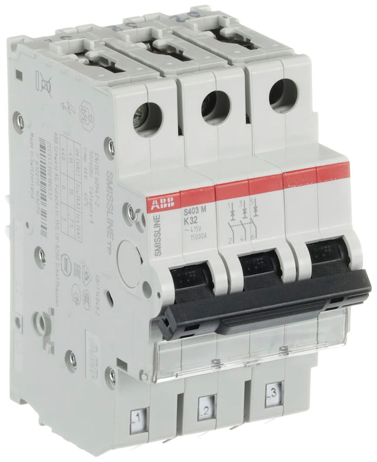 Disgiuntore SMISSLINE TP S 3×32A K 10kA