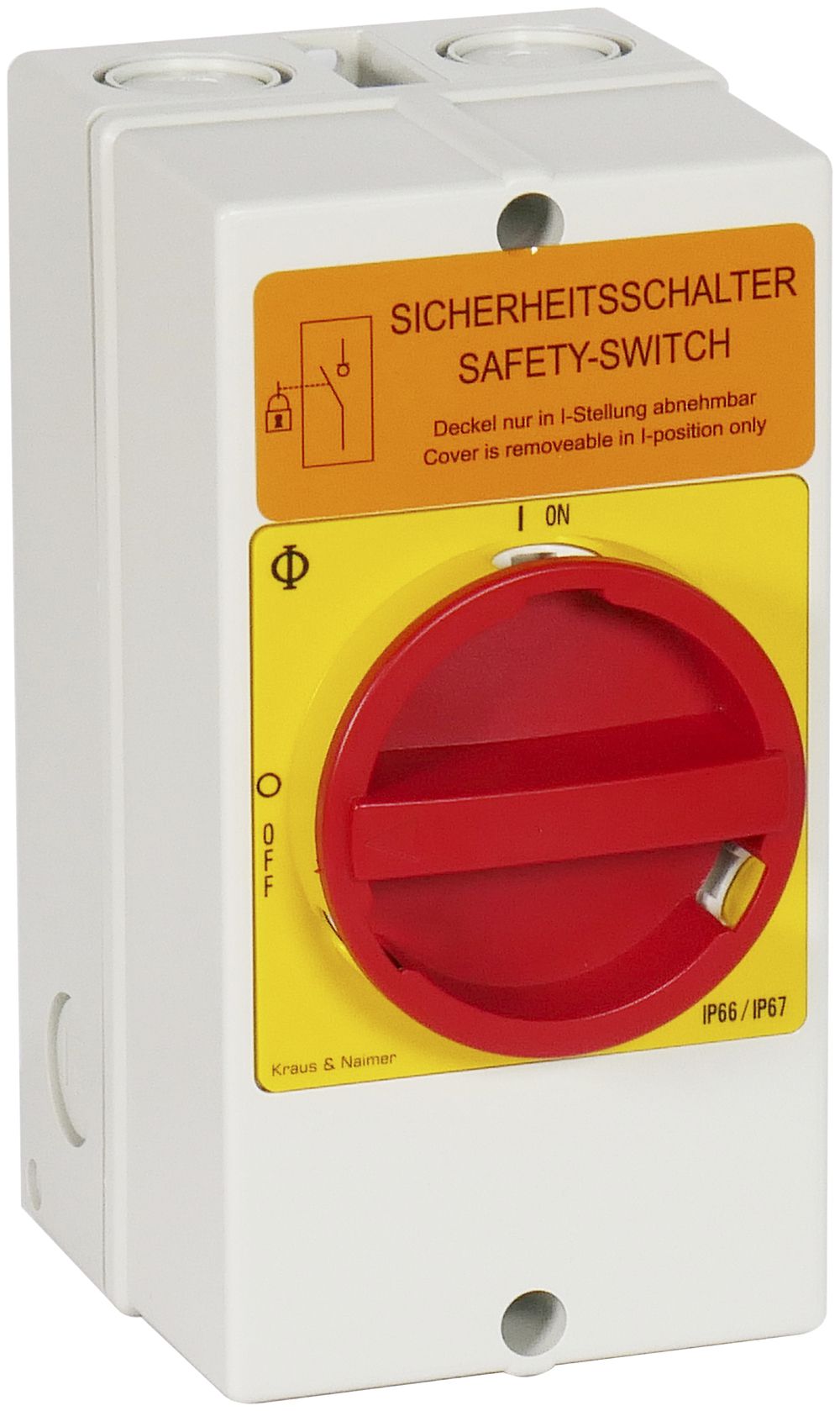 AP-Revisionsschalter K&N 40A/400V 0/3L RD/YW