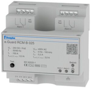 Convertitore di corrente AMD DOEPKE e.Guard RCM B 025 100A 400V 4kV Ø25mm 1CO