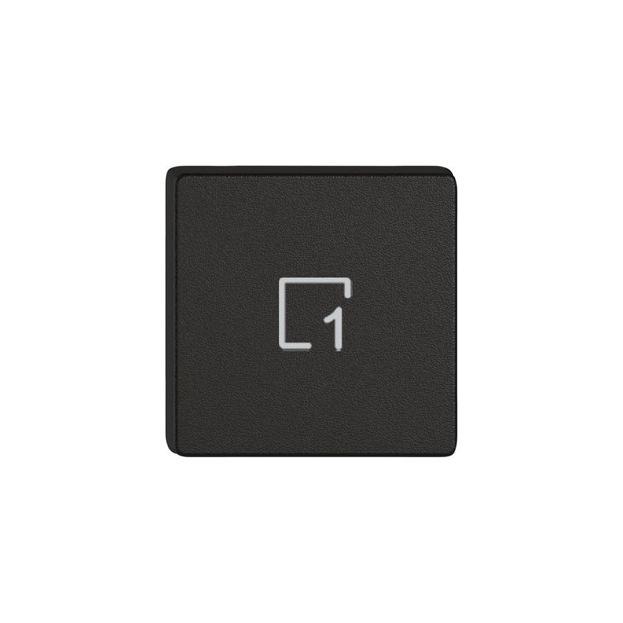 Taste 1/4 EDIZIO.liv Wiser mit SNAPFIX® mit Symbol Szene 1 sz