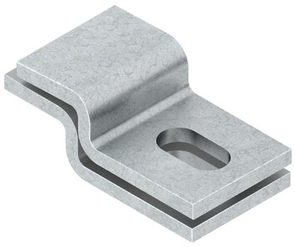 Befestigungswinkel 40×77mm tauchfeuerverzinkt