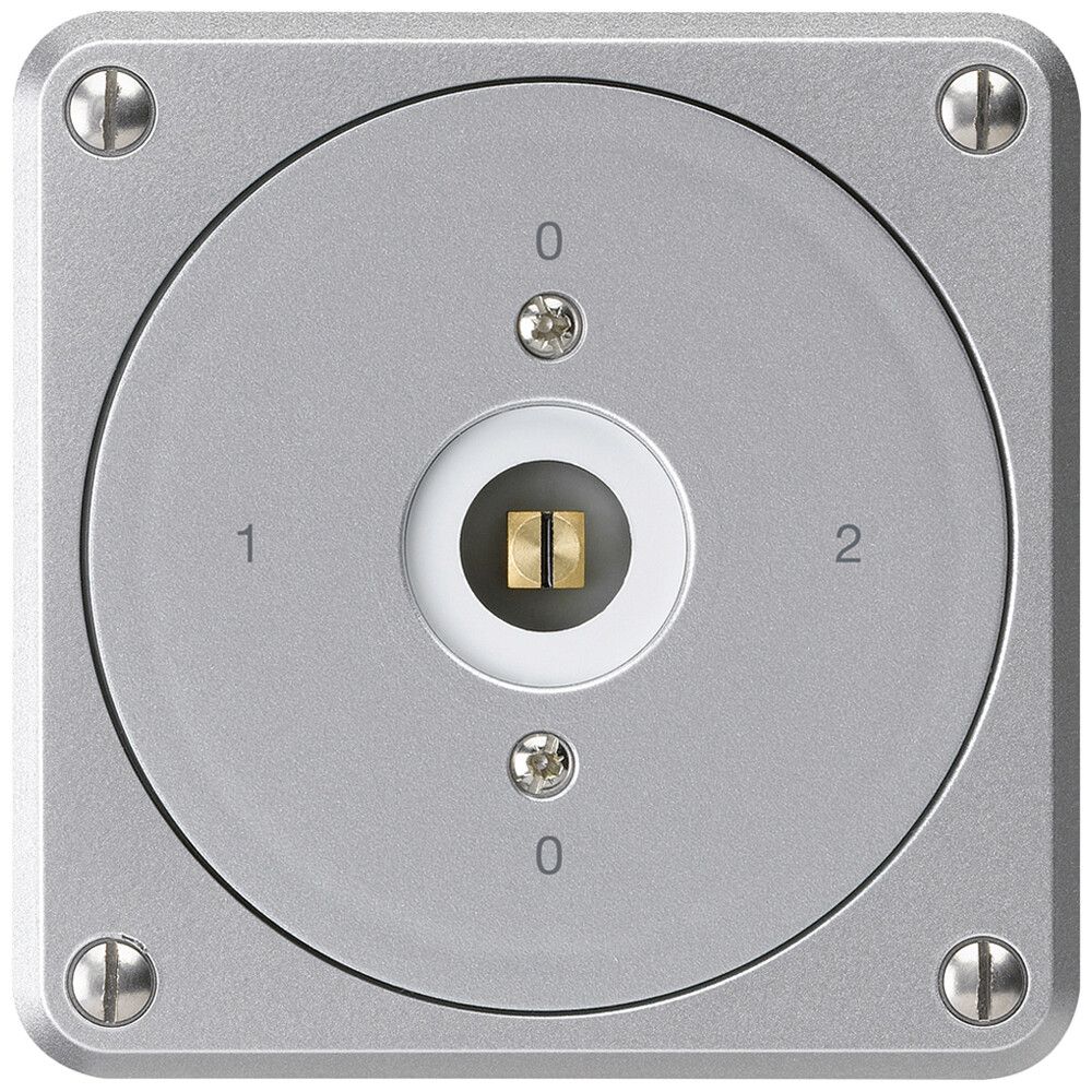 UP-Steckschlüsselschalter robusto ohne Klappdeckel 2/1P aluminium Vierkant