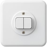 UP-Druckschalter basico 3/1L+A-R/1L weiss