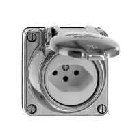 EB-Steckdose nass T13 Al natur FH