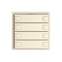 KNX-Taster RGB EDIZIO.liv SNAPFIX® Temperaturfüh.o.LED 8×Taste 1-Tbed.cr