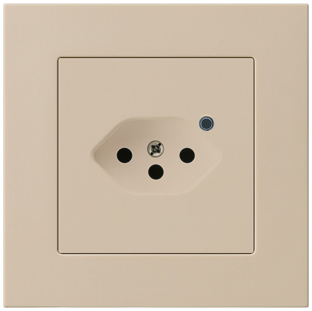UP-Steckdose Hager kallysto.pro 1×T13 beleuchtet C beige