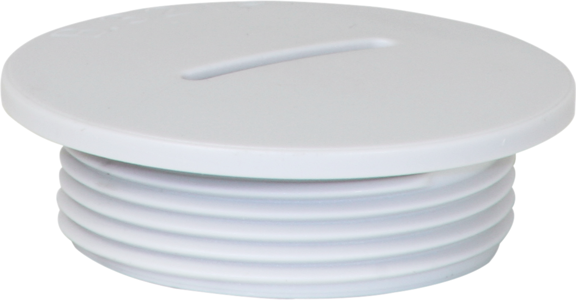 Stopfen mit Rand PS M32 hellgrau