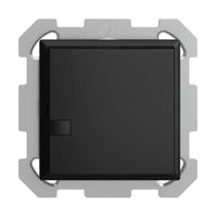 UP-Universaltaster 1×1T Schraubklemme EDIZIOdue schwarz, ohne LED