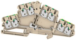 Borne de passage joignable WM S2T 2.5 8C FT-PE 2.5mm² 4×2 DIN35 be