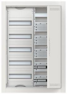 Distributeur ENC ABB ComfortLine 5 rangées 60UM a.porte ventilée 615×864×125mm