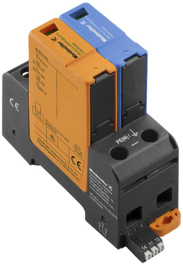 Parasurtension Weidmüller VPU AC I 1+1 R 275/25 LCF S